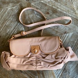 Z Spoke Zac Posen leather never used clutch bag